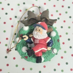 Mistletoe Magic‎ Collection Christmas Ornament 201502 Baseball Santa